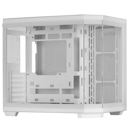 Mars Gaming MC3TCOREW Caja Gaming Semitorre Blanca Triple Cristal Templado